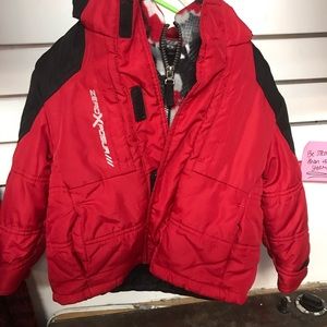 Red ZeroXPoshur coat size 2T